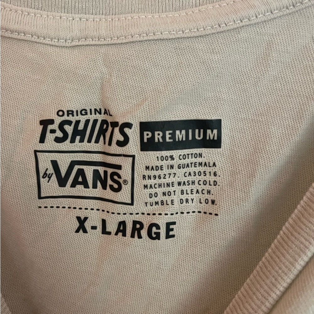 Vans XL short sleeve t-shirt